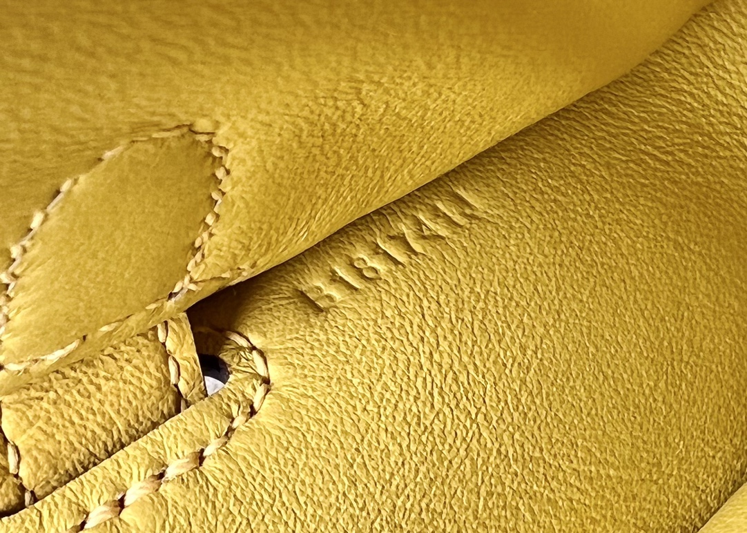 Hermes Jypsiere Mini Shoulder Bag In Yellow Swift Leather